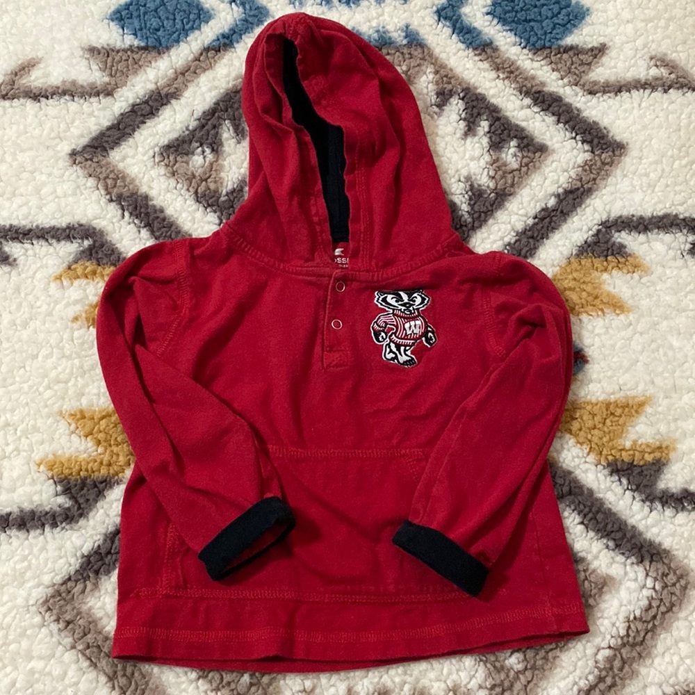 Bucky the Badger Long Sleeve Shirt - Boys 3T